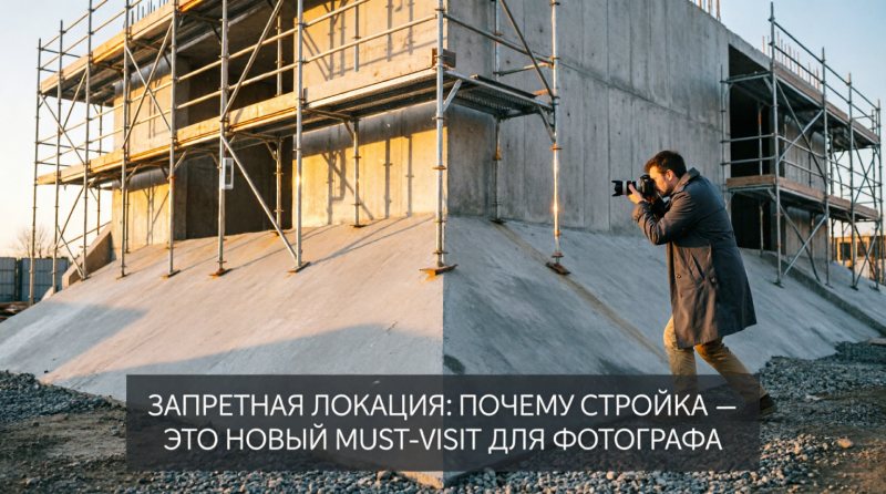 строительная площадка для фотографа