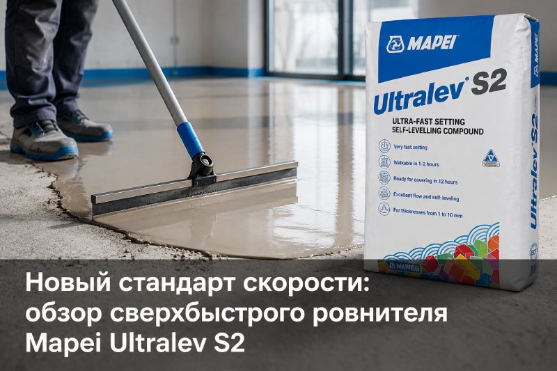 Сверхбыстрый ровнитель Mapei Ultralev S2