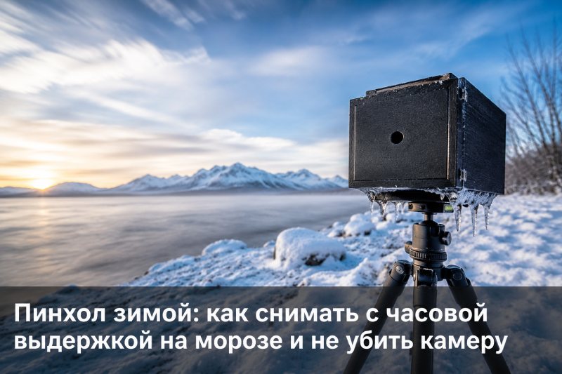 Пинхол зимой: съёмка на морозе