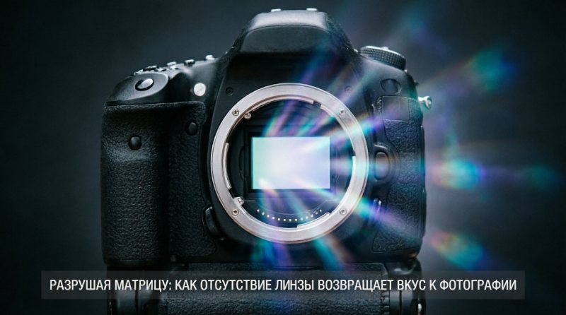 отсутствие линзы в фото