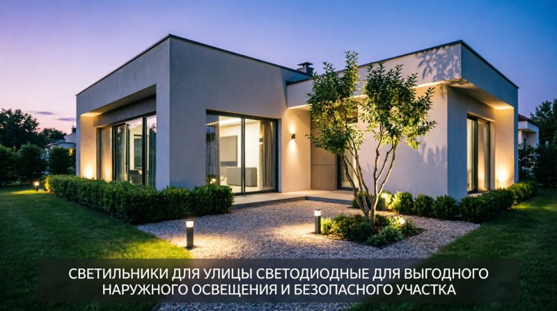 Светильники для улицы светодиодные
